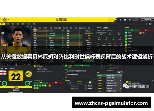 从关键数据看贝林厄姆对阵比利时世俱杯表现背后的战术逻辑解析